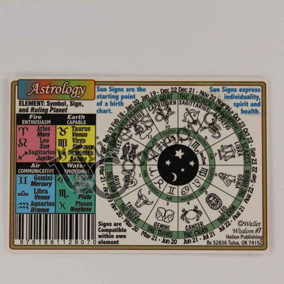 Astrology Wallet Card