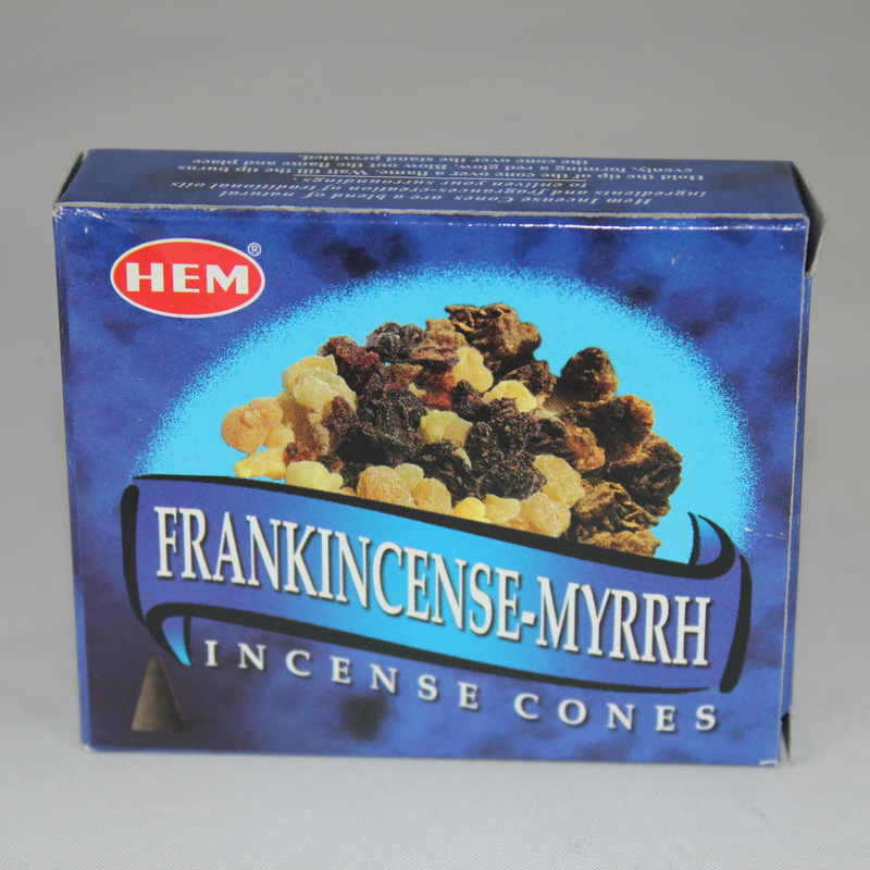 Incense - Frankincense & Myrrh Incense Cones-HEM