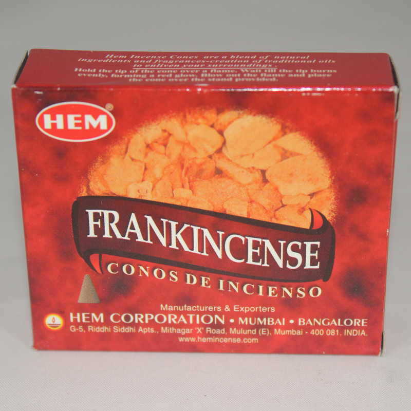 Incense - Frankincense Incense Cones - HEM