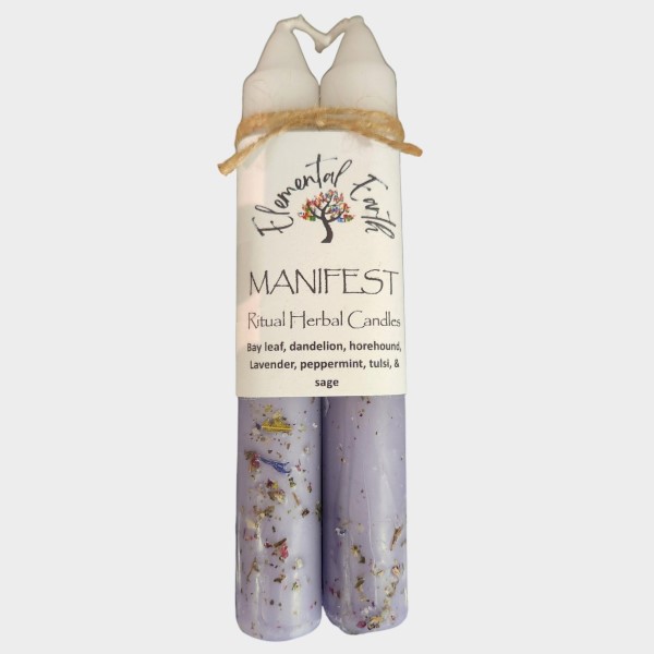 Manifest Herbal Intention Candles